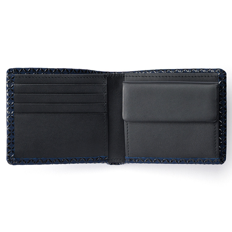 【JIZAING×INDEN】甲州印伝 二つ折り財布