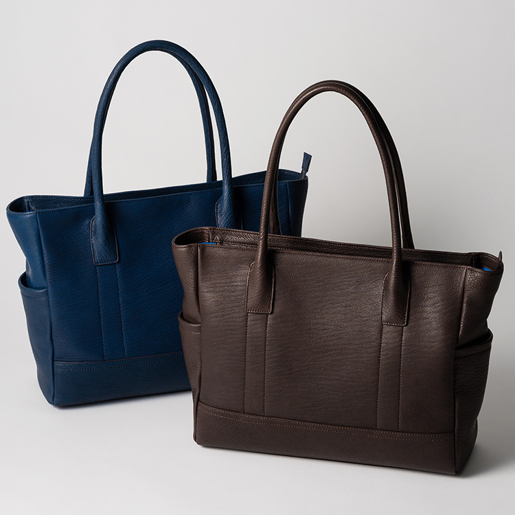 【美品】STEPHEN 牛革 トートバッグ azzuni】ゴートレザー トートバッグ M capa | 藤巻百貨店