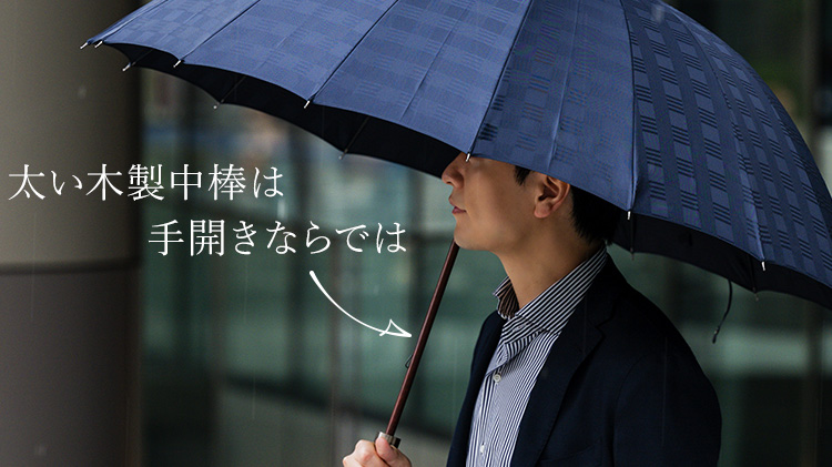 前原光栄商店】16本骨長傘 チェス-ロング-カーボン | 藤巻百貨店