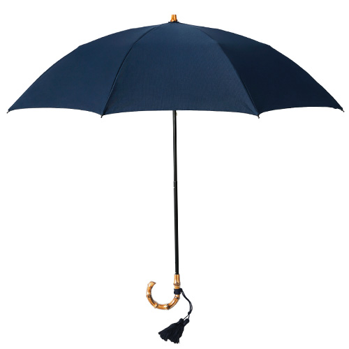 EDWIN エドウィン 晴雨兼用 二段式折りたたみ傘　ネイビー　レッド　父の日