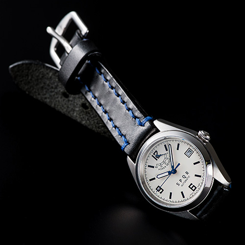 【SPQR】Ventuno pr「アイボリー文字盤×SOMESベルト腕時計」
