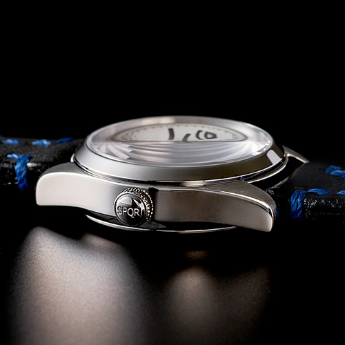 【SPQR】Ventuno pr「アイボリー文字盤×SOMESベルト腕時計」