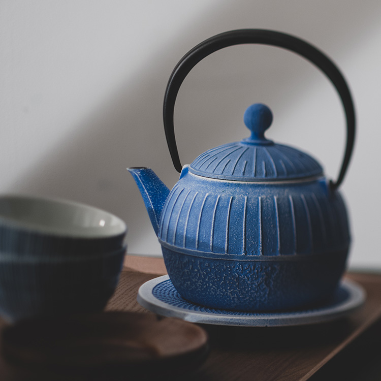 【OIGEN】南部鉄器 急須&瓶敷セット/藤巻百貨店 別注カラー