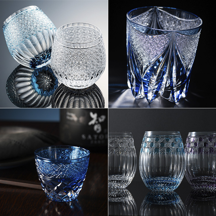 【藤巻百貨店】藤巻百貨店謹製　縁起の切子 ― 八つの兆し ―