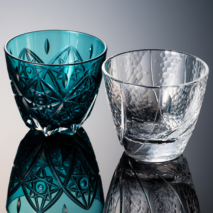 【藤巻百貨店】藤巻百貨店謹製　縁起の切子 ― 八つの兆し ―