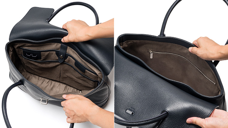 【PELLE MORBIDA】Maiden Voyage Flap Tote Bag MB055A