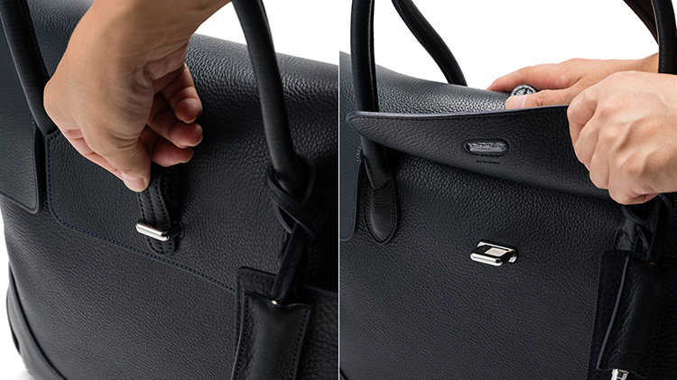 【PELLE MORBIDA】Maiden Voyage Flap Tote Bag MB055A