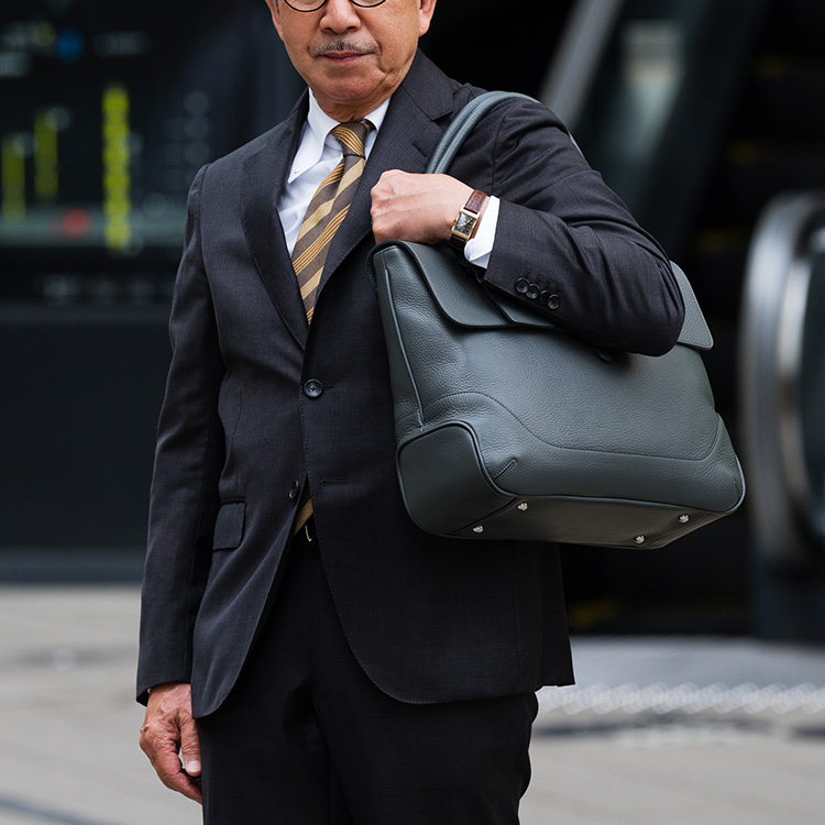 【PELLE MORBIDA】Maiden Voyage Flap Tote Bag MB055A