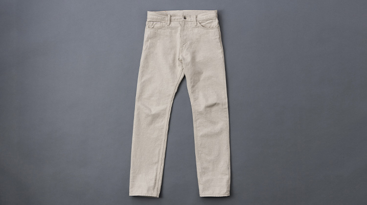 【オイカワデニム】OIKAWA DENIM ストレート ナチュラルホワイトデニム
