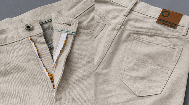 【オイカワデニム】OIKAWA DENIM ストレート ナチュラルホワイトデニム