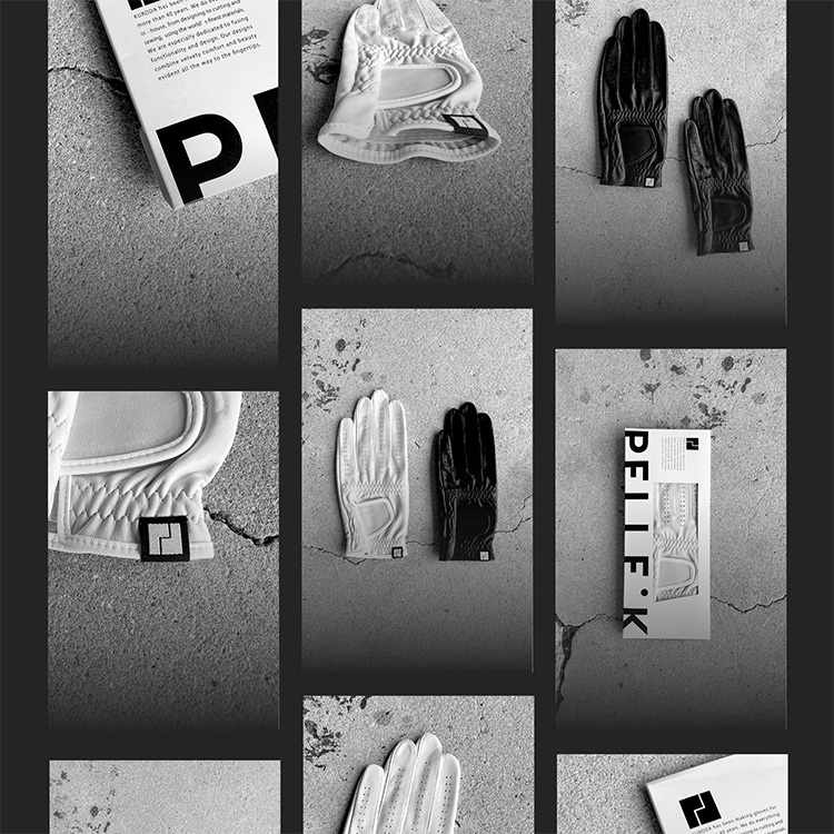 【KURODA】全天候型 レザーゴルフグローブ PELLEK