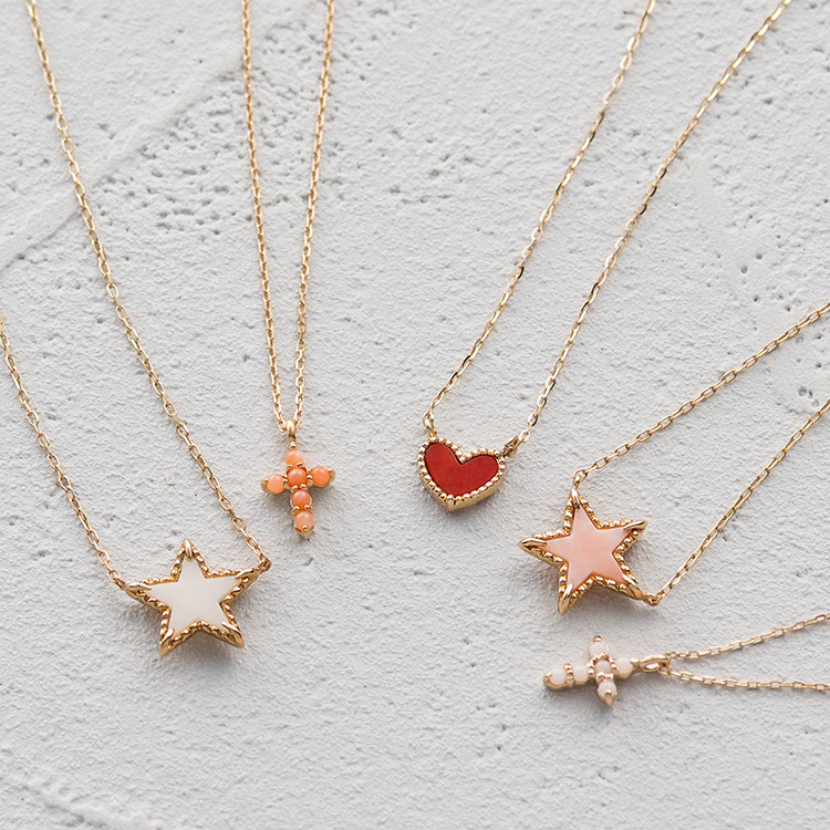 kiyolakrei】Coral Petit ネックレス | 藤巻百貨店