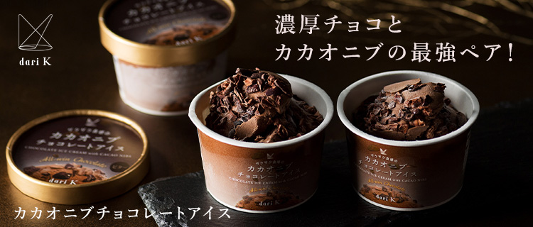 【dari K（ダリケー）】カカオニブチョコレートアイス（8個入り）