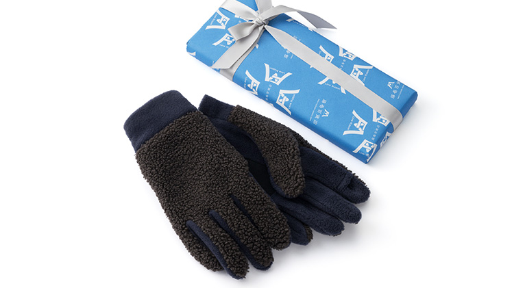 【福田手袋】L'apero 藤巻別注メンズボアグローブ