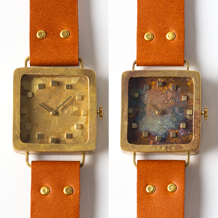 ArtyArty】クラフト時計／K1「Cristallize gold／aurora」腕時計