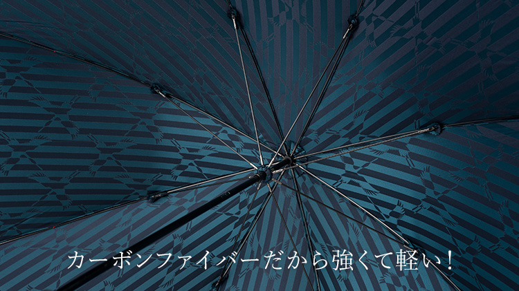 【Ramuda】晴雨兼用 紳士長傘「えんのおかげ」