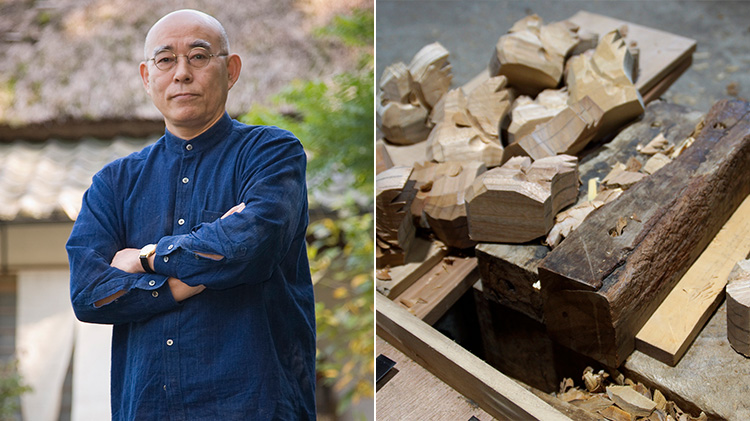 【高橋勇二】奈良一刀彫 干支飾り「午（うま）」