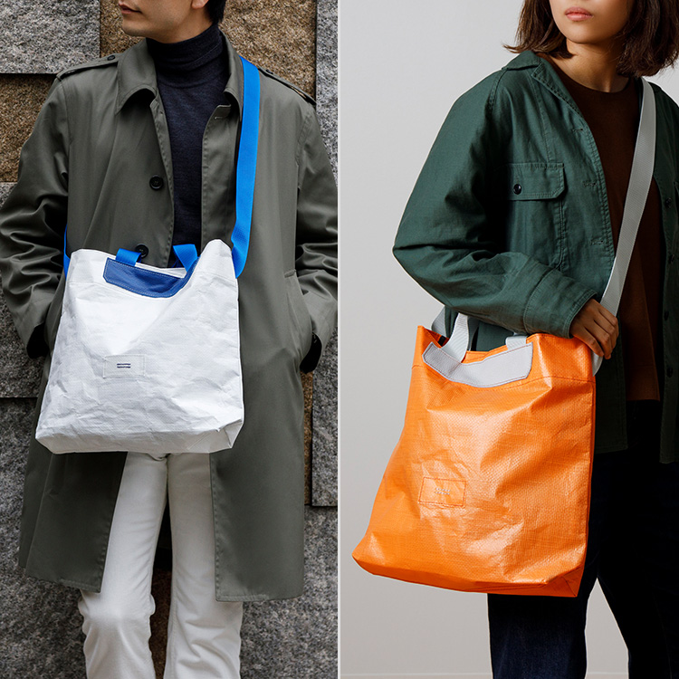 Hmaen 2way エコショルダーバッグ Carmine 藤巻百貨店 Hmaen 2way エコショルダーバッグ Carmine 藤巻百貨店