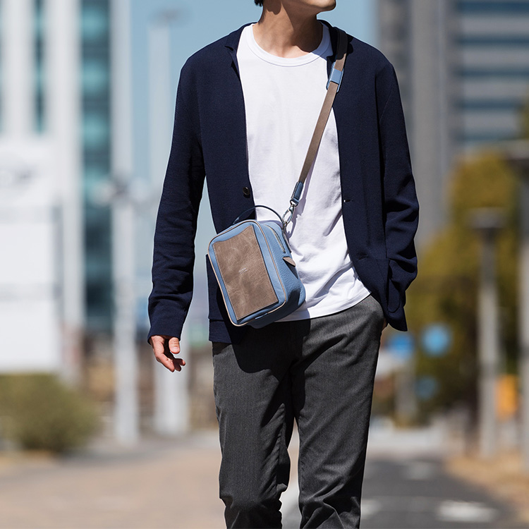 【HMAEN】ショルダーバッグ Radio bag