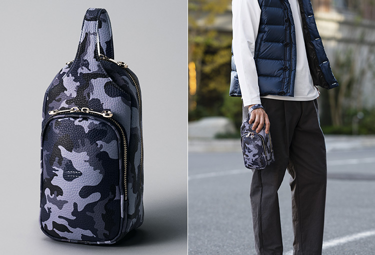 【HMAEN】藤巻別注オーシャンブルー　迷彩シリーズ