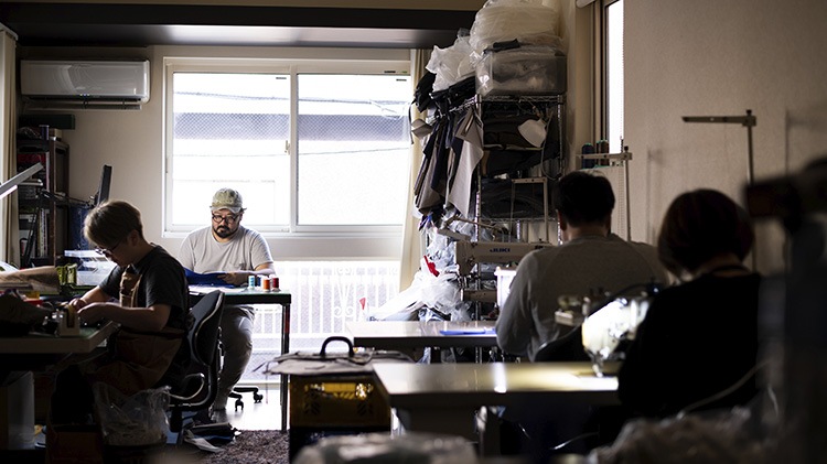 【HMAEN】藤巻別注オーシャンブルー　迷彩シリーズ