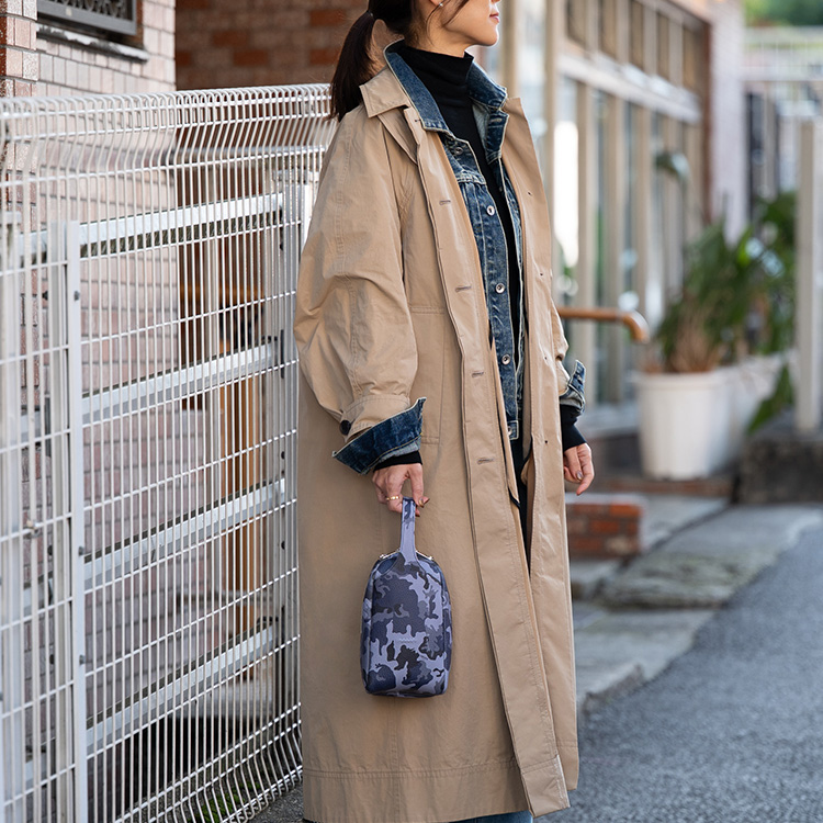 【HMAEN】藤巻別注オーシャンブルー　迷彩シリーズ