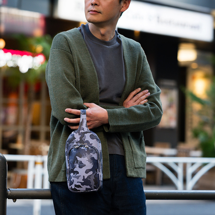 【HMAEN】藤巻別注オーシャンブルー　迷彩シリーズ