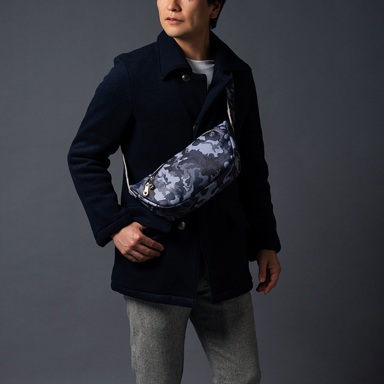 【HMAEN】藤巻別注オーシャンブルー　迷彩シリーズ