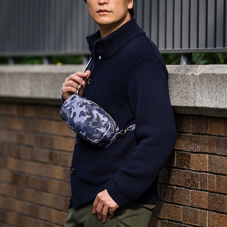 【HMAEN】藤巻別注オーシャンブルー　迷彩シリーズ