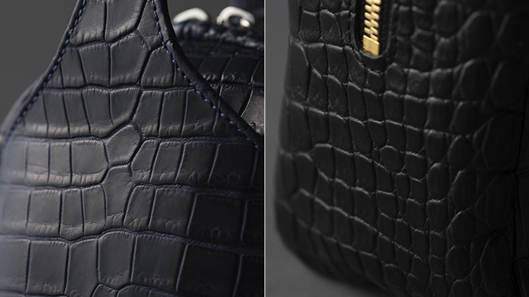 【HMAEN】ヒマラヤ/クロコダイルレザー ブレスバッグ WILL 1点モノ