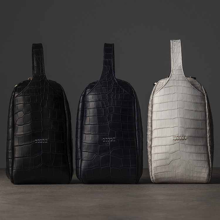 【HMAEN】ヒマラヤ/クロコダイルレザー ブレスバッグ WILL 1点モノ