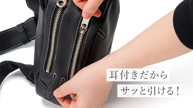 【HMAEN】　ボディバッグ　WILL　DIVERCITY ブラック HMAEN】WILL DIVERCITY クロコダイルレザー | 藤巻百貨店