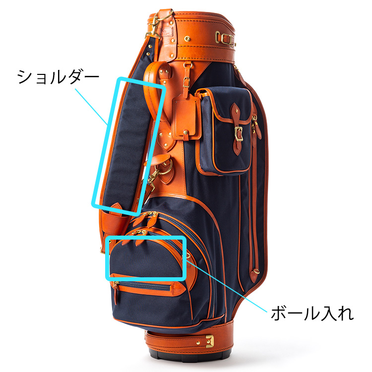 【小山ゴルフバック製作所】ネーム刺繍オプション CB-COBA用