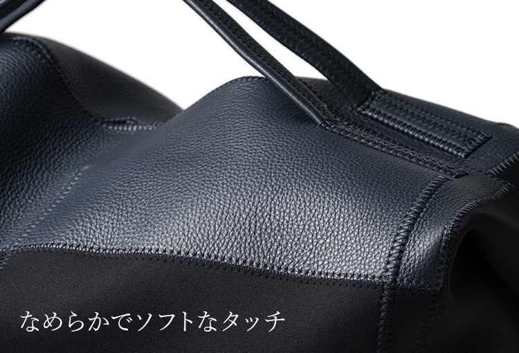NAOTOSATOH ブラックレザー ハンドバッグ NAOTO SATOH】オーナーズバッグM | 藤巻百貨店