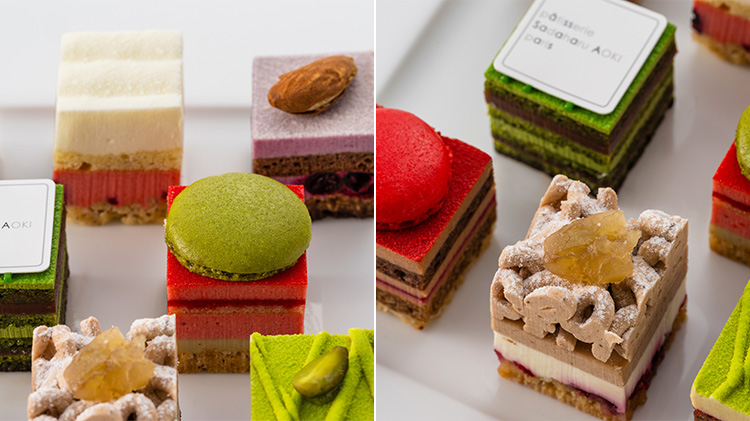 【パティスリー・サダハル・アオキ・パリ】ひと口 アソートケーキ 「デギュスタシオン イヴェール」