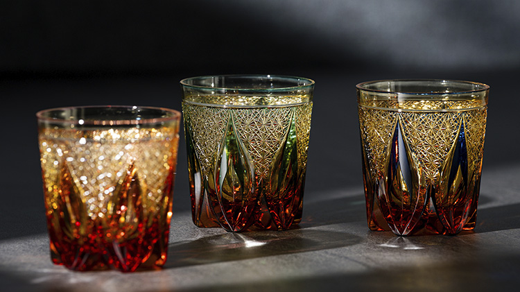 【根本硝子工芸】Old Fashioned Glass　雫-Shizuku-　Naturally Class