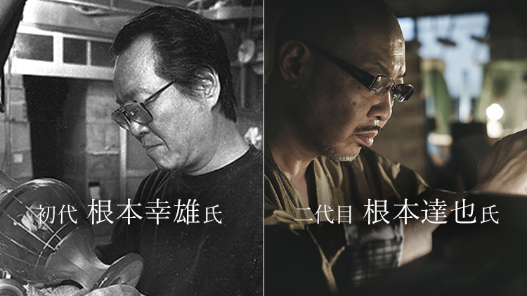 【根本硝子工芸】Old Fashioned Glass 華-Hana-【樽型】墨 Luxury Class