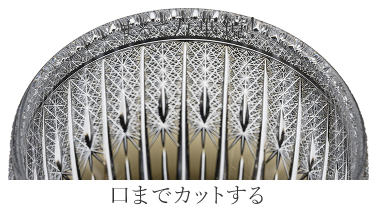 【根本硝子工芸】Old Fashioned Glass 華-Hana-【樽型】墨 Luxury Class