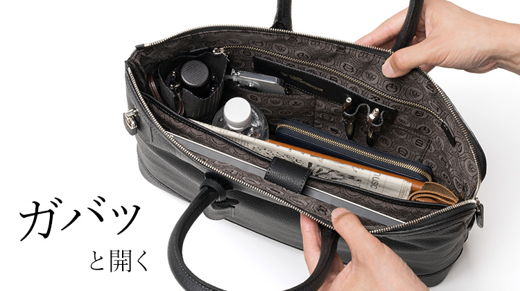 トフアンドロードストーン 別注 ビジネスバッグ 2way キーナイロン 本革 灰 KEY ナイロン（トートバッグ） | TOFF&LOADSTONE(Ladies)（トフ