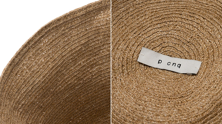 【p cnq】リネンブレードハット PQ24SS-24