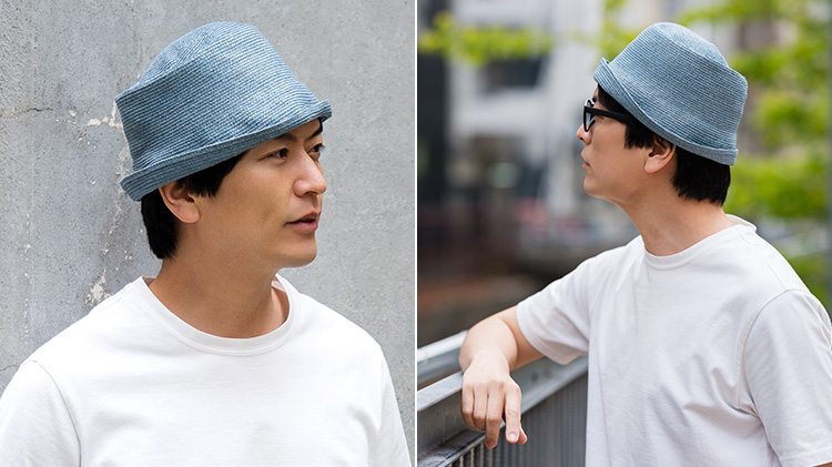 p cnq】リネンブレードハット PQ24SS-24 | 藤巻百貨店