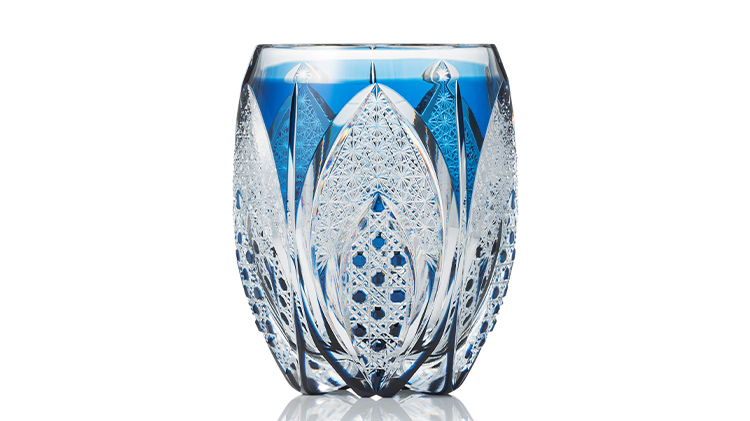 【鍋谷 海斗】オールドグラス 藍華