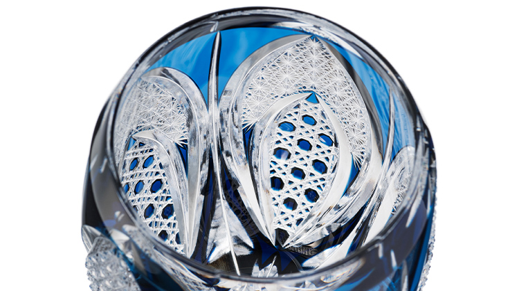 【鍋谷 海斗】オールドグラス 藍華