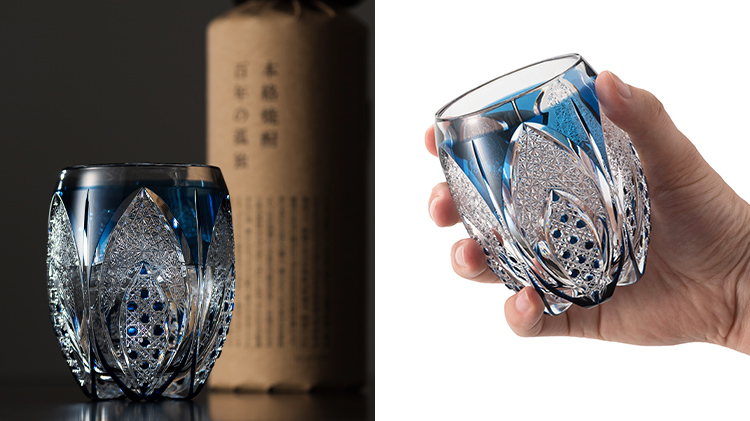 【鍋谷 海斗】オールドグラス 藍華