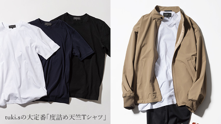 【tsuki.s】天竺レディースノースリーブ
