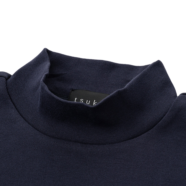 【tsuki.s】メンズ フライス モックタートルネック(藤巻別注)