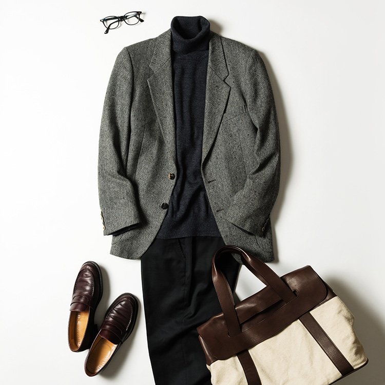 【el alto】エキストラファインウール　タートルネックニット