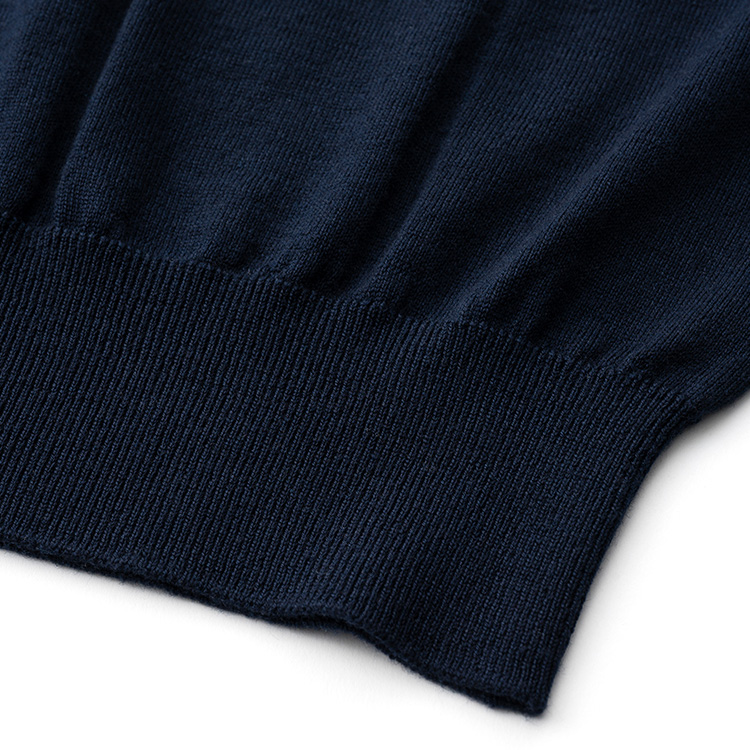 【el alto】エキストラファインウール Vネックニット