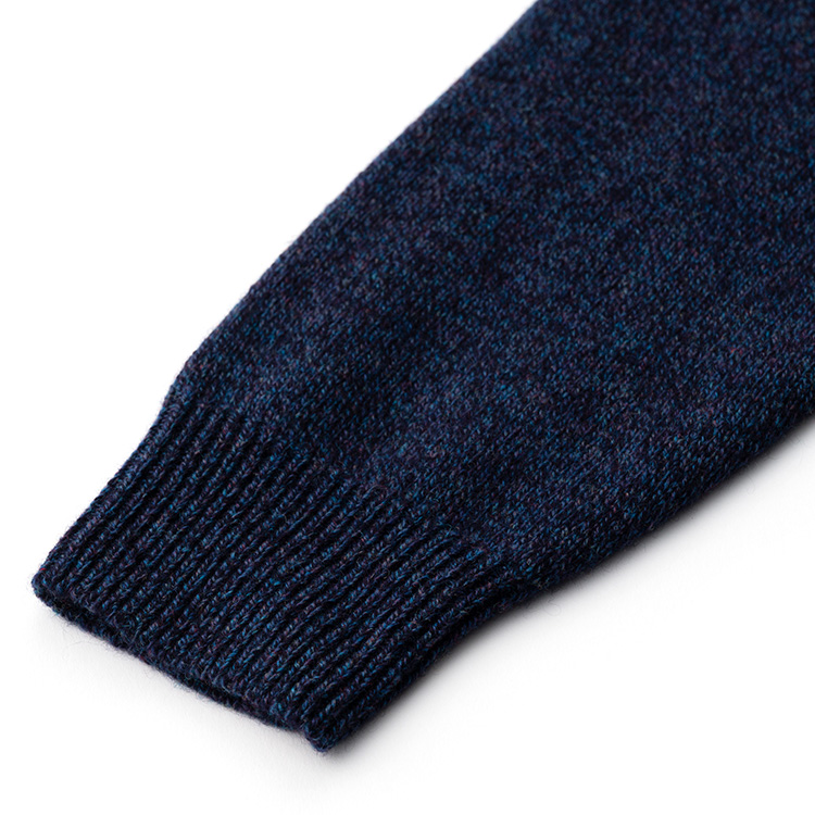 【el alto】カシミヤ100％ ラグランモックネック クラッシュカラー