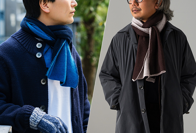 【el alto】カシミヤ100％ ダブルフェイスふわかるボリュームニットマフラー